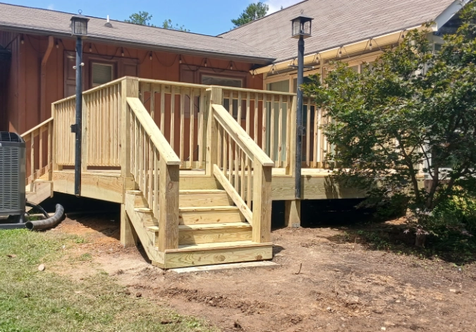 Porch With Stairs